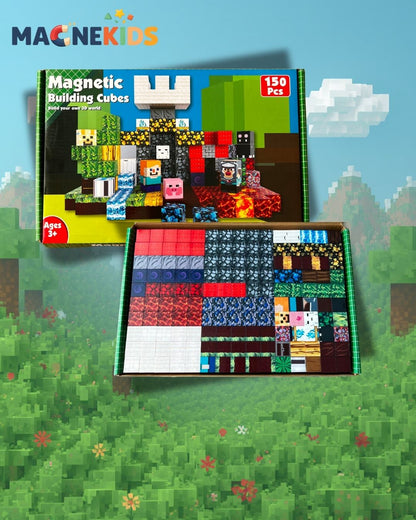 Minecraft Konseptli Manyetik Blok Seti